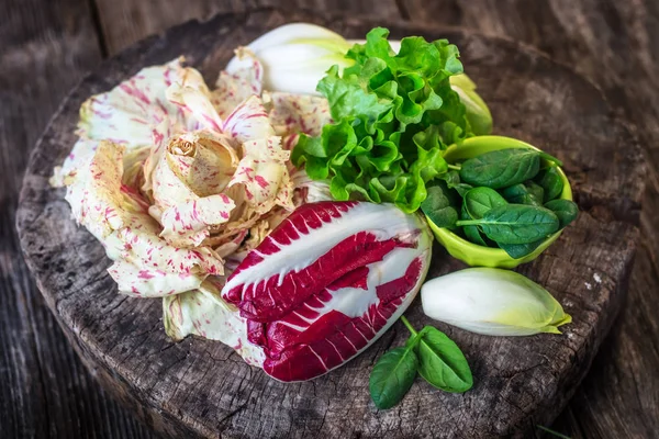 Свежий красочный салат — стоковое фото