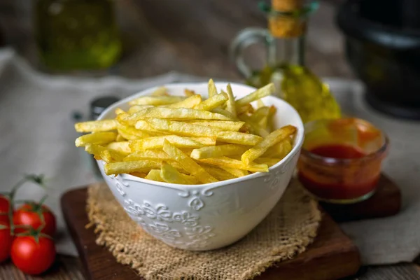 Homemade french fries — Stock Photo, Image
