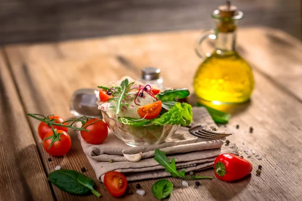 Verse groenten salade — Stockfoto