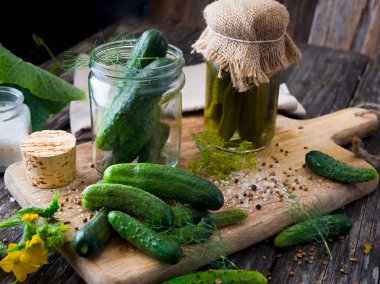 Kavanoz Marine salatalık turşusu