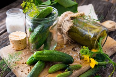 Kavanoz Marine salatalık turşusu