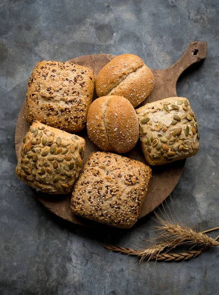 Vários tipos de pão — Fotografia de Stock