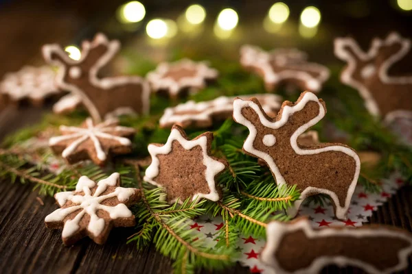 Deliciosas galletas de Navidad — Foto de Stock