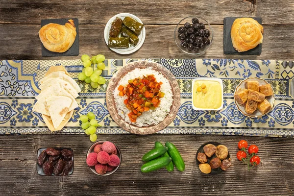 Ifthar evening meal for Ramadan — Stock Photo, Image