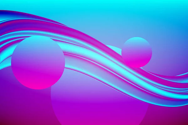 Abstrakt bakgrund med färgglada objekt. — Stock vektor