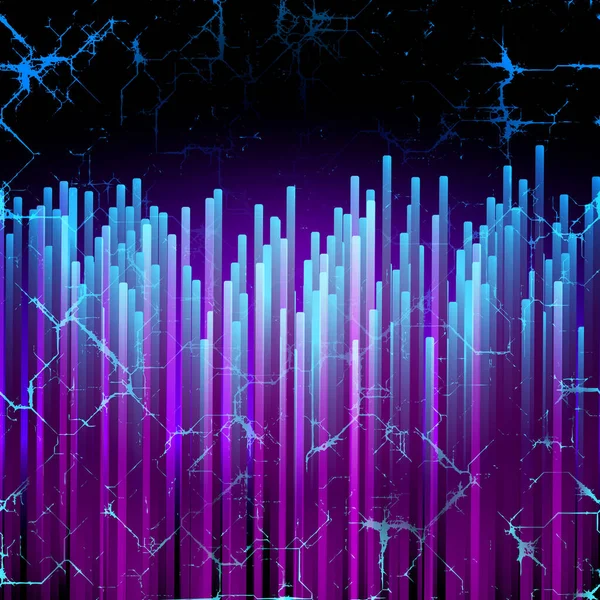 2018 Digital Background Futuristic Lines Technology Sci Style Synthwave 1980 — 스톡 벡터