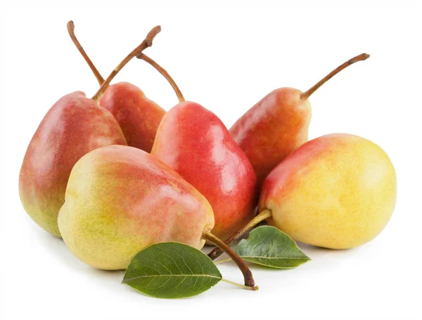 Three pears isolated on white background — Stock Photo, Image