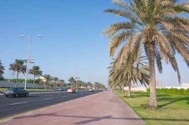 Avenue yolu, Dubai, 09/2016 boyunca tarihi avuç