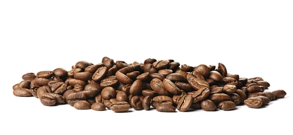 Pile de grains de café torréfiés — Photo