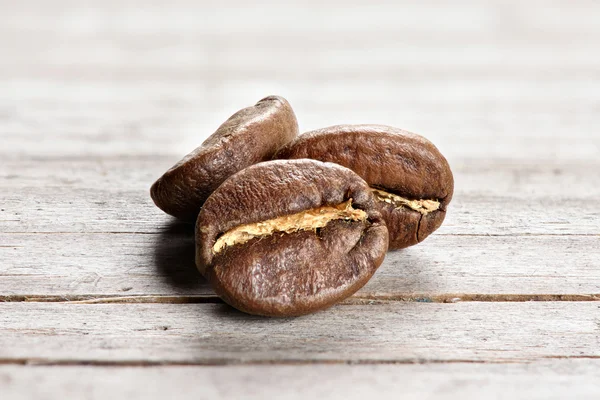 咖啡豆的宏 — 图库照片