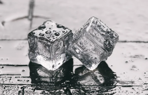 Close up of ice cubes — Stock Photo, Image