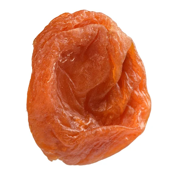 Close up of dried apricot isolated — Stock Photo, Image