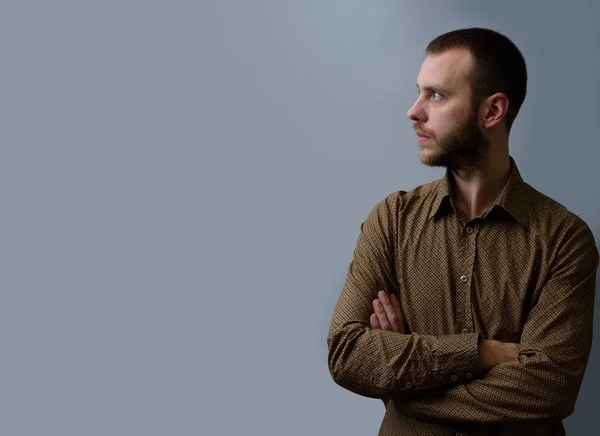 Profile of handsome man — Stock Photo, Image