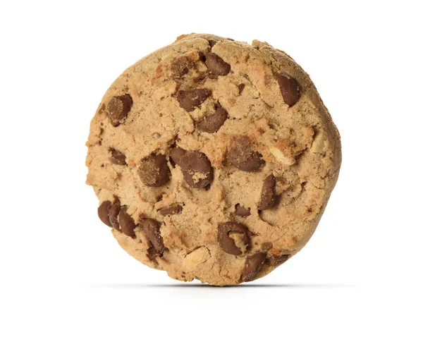 ホワイトに隔離されたチョコレートチップクッキー — ストック写真