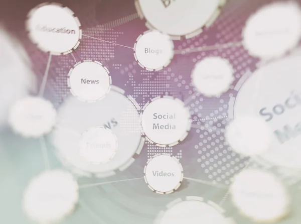 Sosyal medya arka plan — Stok fotoğraf