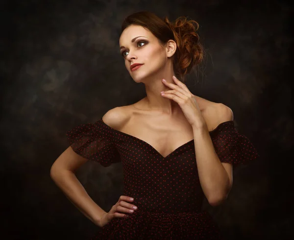 Schönheit Frau Mode Porträt — Stockfoto