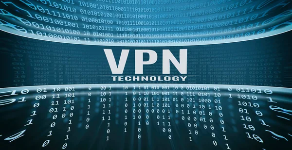 VPN technologie koncept — Stock fotografie