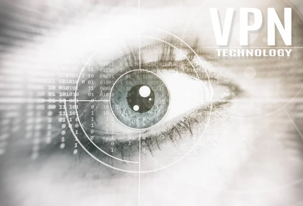 Koncepcja technologii VPN — Zdjęcie stockowe