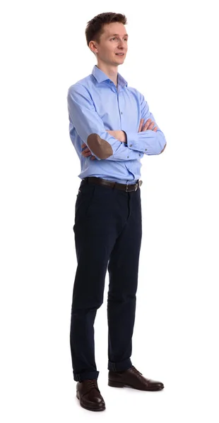 Full length portrait of a young business man — Stock Photo, Image