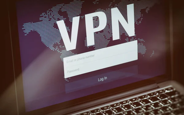 Cybersicherheitskonzept vpn — Stockfoto