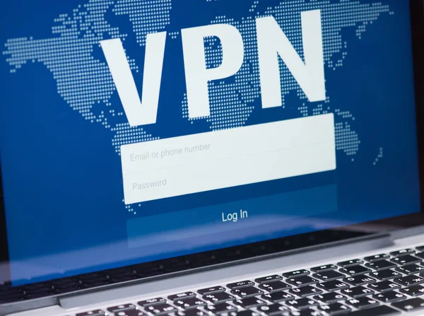 Rede privada virtual. VPN — Fotografia de Stock