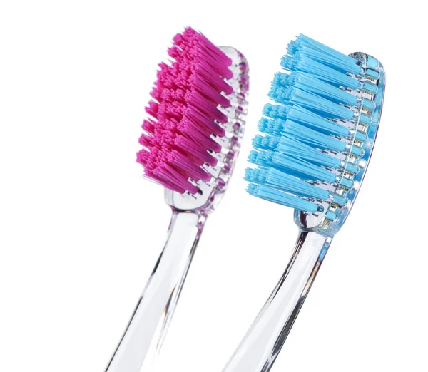 Toothbrushes isolated on a white background — Stock Photo, Image