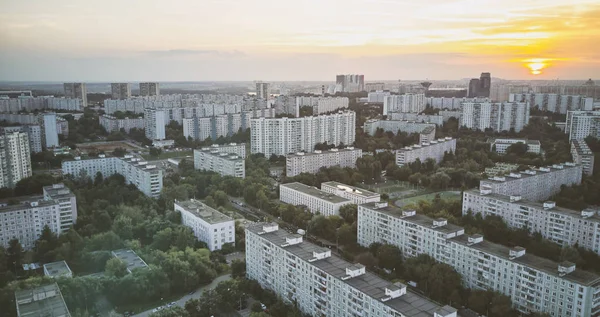 Moskauer Stadt von oben — Stockfoto