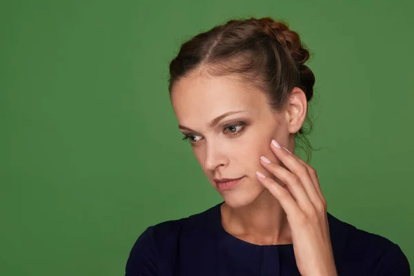 Mooie vrouw gezicht portret — Stockfoto