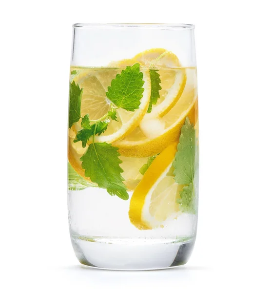 Lemonad glas isolerade — Stockfoto