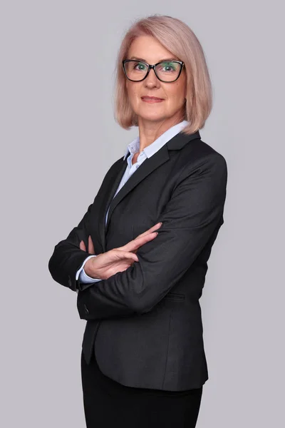 Beautiful middle aged business woman — Stock Photo, Image