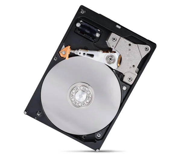 Inside of hard disk. HDD isolated — Stock Photo, Image