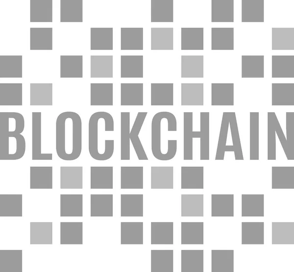 현대 blockchain 로고 — 스톡 사진