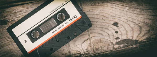 Retro audio cassette — Stock Photo, Image