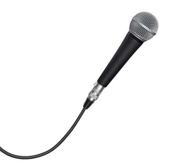 Microphone isolated on white background — Stock Photo, Image