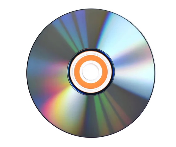 Beyaz bir arka plan üzerinde izole CD — Stok fotoğraf