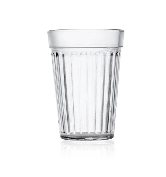 Retro empty glass for water, juice or milk — 스톡 사진