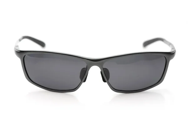 Moderne Unisex Sonnenbrille Aus Kunststoff Auf Weißem Hintergrund — Stockfoto
