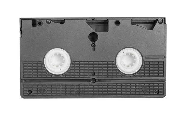 Retro Classic Vhs Video Tape Isolated White Clipping Path — Stock Photo, Image