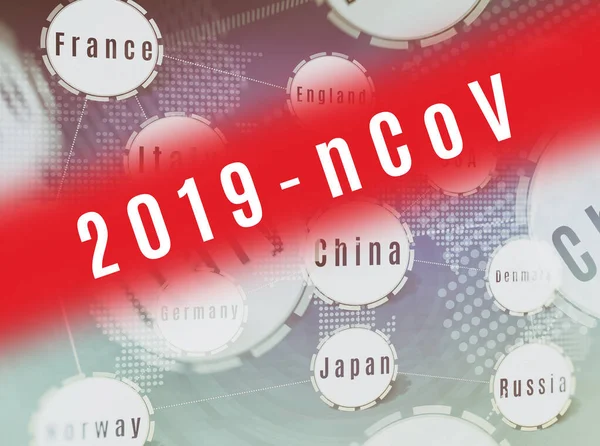 Coronavirus 2019 Ncov Concept Infection Virale — Photo