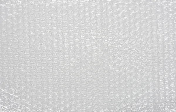 Texture Emballage Bulle Blanche Coussin Air Film Fond — Photo