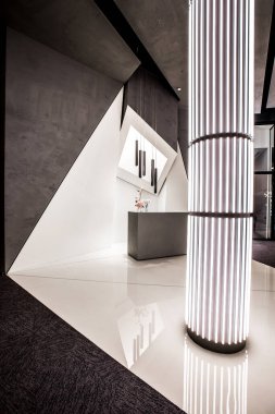 Krasnodar, Rusya - 19 Kasım 2019. Modern ofis tasarımı. Kre