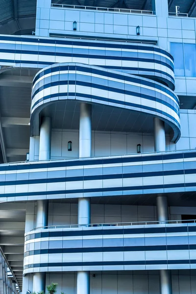 Sochi, Russia - January 3, 2018.  Modern architectural structure — Stock Photo, Image