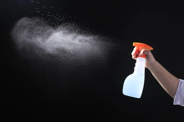 Spray Tratamento Desinfetante Vírus Pandémico Covid — Fotografia de Stock