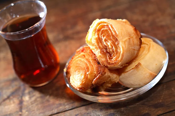 Té y pastelería — Foto de Stock