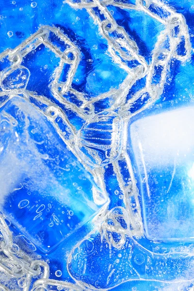 Chain Under Ice — Stock Photo, Image