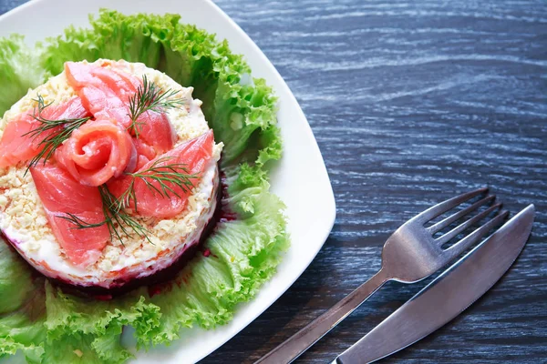 Fish Appetizer On Plate — Stock Photo, Image