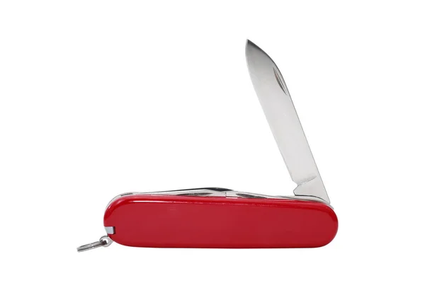 Coltello penna su bianco — Foto Stock