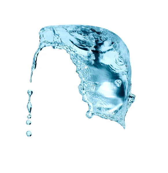 Water Splash On White — Stock Photo, Image