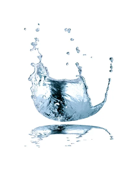 Water Splash On White — Stock Photo, Image