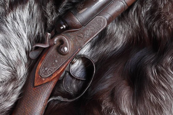 Old Hunting Shotgun — Stock Photo, Image